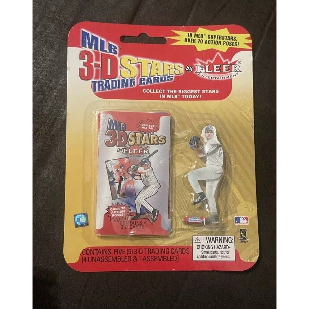 2003 Fleer MLB 3-D Stars Trading Card Unopened Roger Clemons